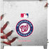 MLB Washington Nationals Game Ball Corsair 4000D Tempered Glass Mid-Tower ATX Case Skin