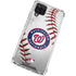 MLB Washington Nationals Game Ball Galaxy A12 Clear Case