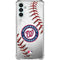 MLB Washington Nationals Game Ball Galaxy A13 5G Clear Case