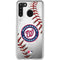 MLB Washington Nationals Game Ball Galaxy A21 Clear Case