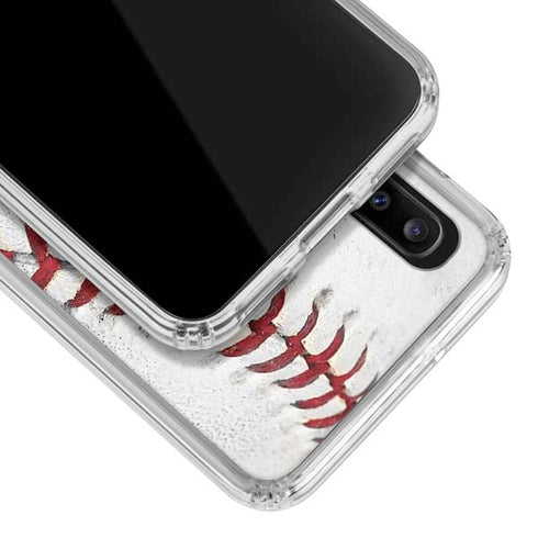 MLB Washington Nationals Game Ball Galaxy A30 Clear Case