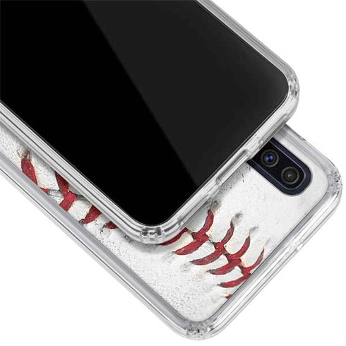 MLB Washington Nationals Game Ball Galaxy A50 Clear Case