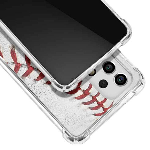 MLB Washington Nationals Game Ball Galaxy A53 5G Clear Case