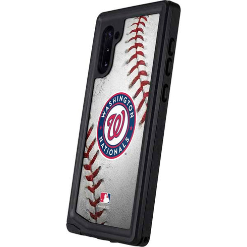 MLB Washington Nationals Game Ball Galaxy Note 10 Waterproof Case