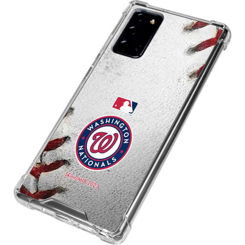 MLB Washington Nationals Game Ball Galaxy Note20 5G Clear Case
