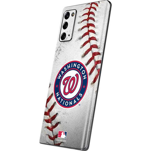 MLB Washington Nationals Game Ball Galaxy Note20 5G Skin
