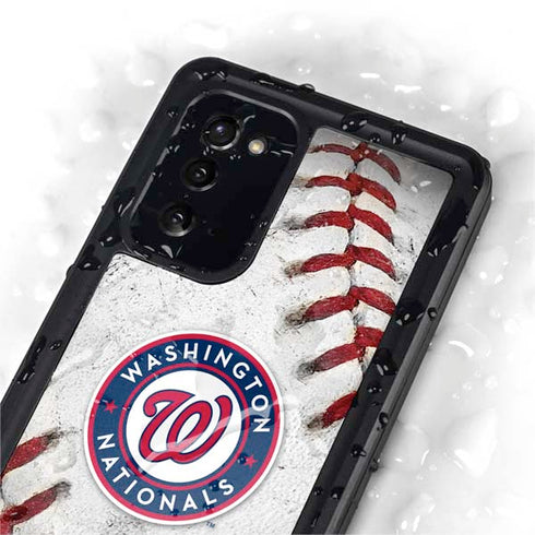 MLB Washington Nationals Game Ball Galaxy Note20 5G Waterproof Case