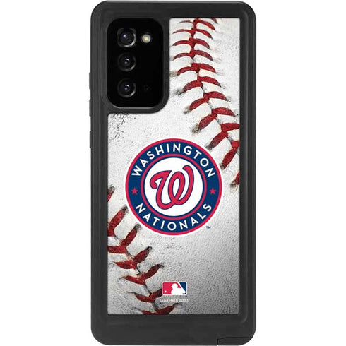 MLB Washington Nationals Game Ball Galaxy Note20 5G Waterproof Case