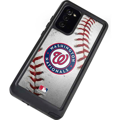 MLB Washington Nationals Game Ball Galaxy Note20 5G Waterproof Case