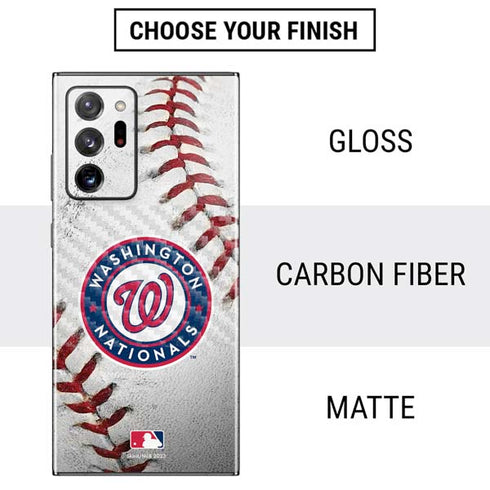 MLB Washington Nationals Game Ball Galaxy Note20 Ultra 5G Skin