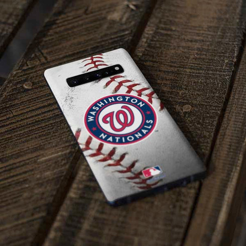 MLB Washington Nationals Game Ball Galaxy S10 Plus Skin
