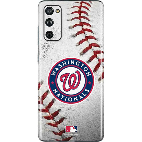 MLB Washington Nationals Game Ball Galaxy S20 Fan Edition Skin