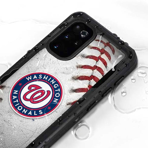 MLB Washington Nationals Game Ball Galaxy S20 Plus Waterproof Case