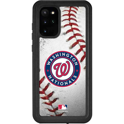 MLB Washington Nationals Game Ball Galaxy S20 Plus Waterproof Case