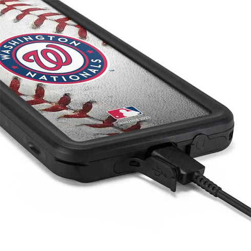 MLB Washington Nationals Game Ball Galaxy S20 Plus Waterproof Case