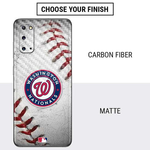 MLB Washington Nationals Game Ball Galaxy S20 Skin