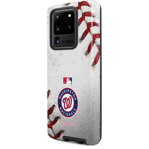 MLB Washington Nationals Game Ball Galaxy S20 Ultra 5G Pro Case