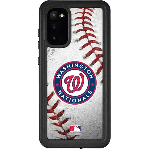 MLB Washington Nationals Game Ball Galaxy S20 Waterproof Case