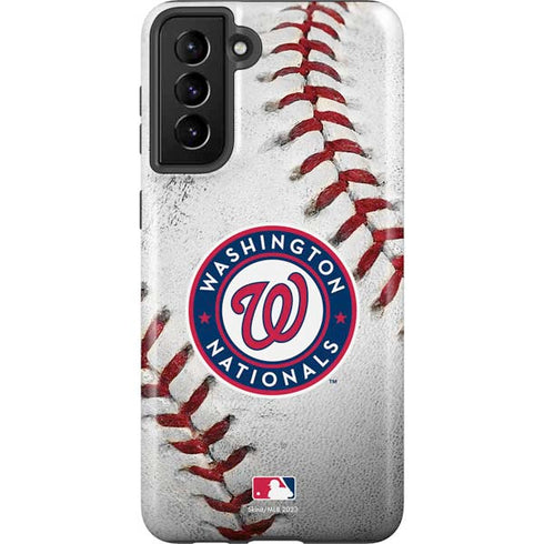 MLB Washington Nationals Game Ball Galaxy S21 FE Pro Case