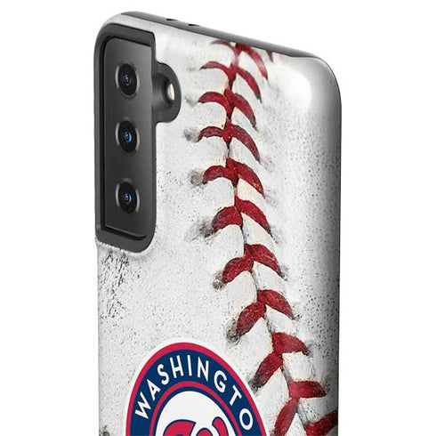 MLB Washington Nationals Game Ball Galaxy S21 FE Pro Case