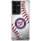 MLB Washington Nationals Game Ball Galaxy S21 Ultra 5G Clear Case