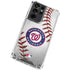 MLB Washington Nationals Game Ball Galaxy S21 Ultra 5G Clear Case