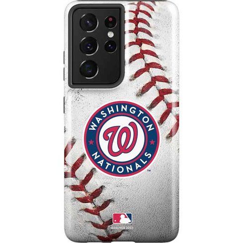 MLB Washington Nationals Game Ball Galaxy S21 Ultra 5G Pro Case