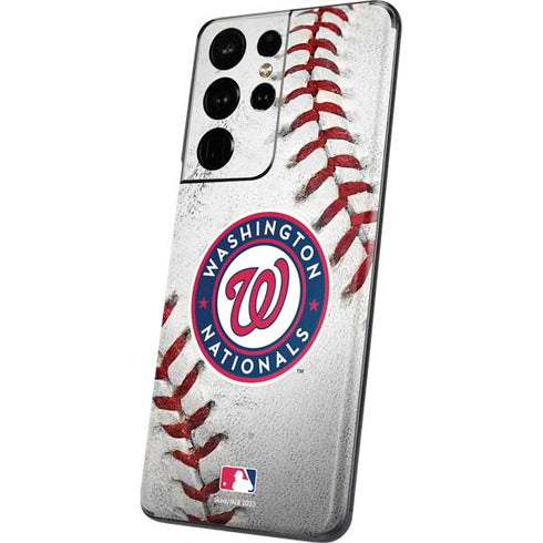 MLB Washington Nationals Game Ball Galaxy S21 Ultra 5G Skin
