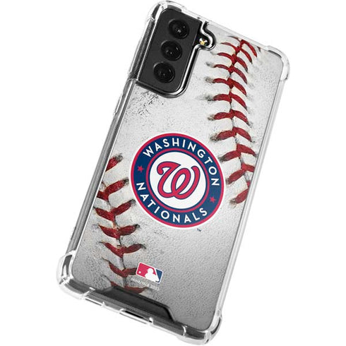 MLB Washington Nationals Game Ball Galaxy S22 Plus Clear Case