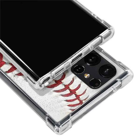 MLB Washington Nationals Game Ball Galaxy S22 Ultra Clear Case