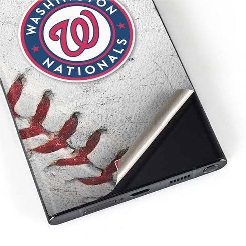 MLB Washington Nationals Game Ball Galaxy S22 Ultra Skin