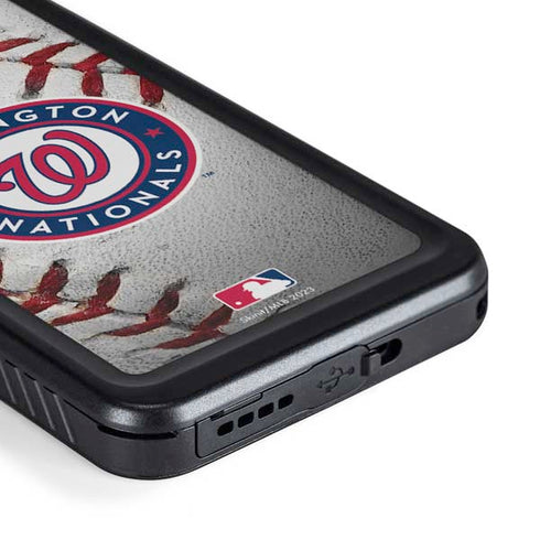 MLB Washington Nationals Game Ball Galaxy S23 Plus Waterproof Case