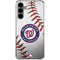 MLB Washington Nationals Game Ball Galaxy S24 Plus Clear Case