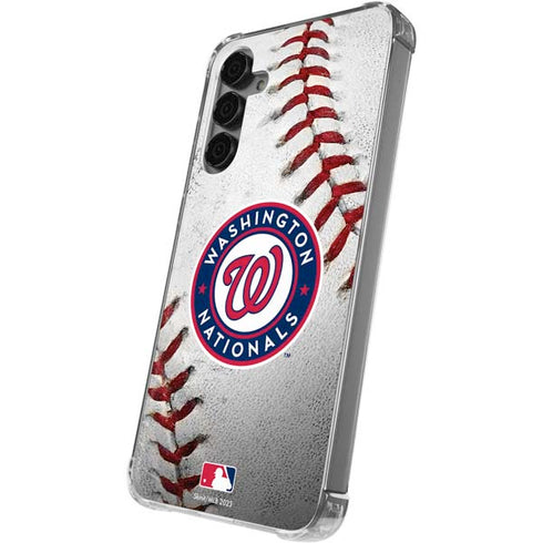 MLB Washington Nationals Game Ball Galaxy S24 Plus Clear Case