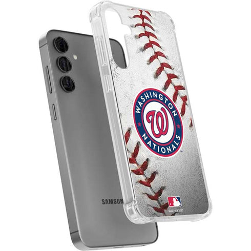 MLB Washington Nationals Game Ball Galaxy S24 Plus Clear Case