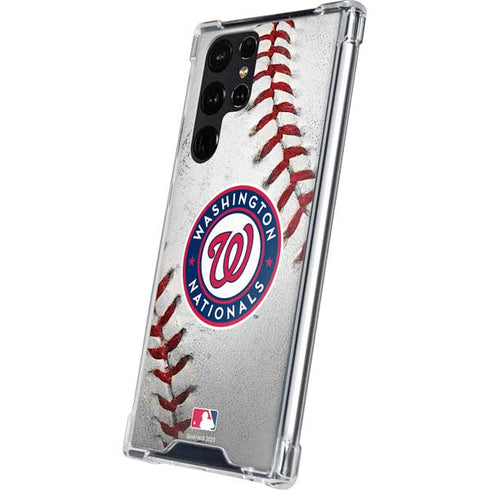 MLB Washington Nationals Game Ball Galaxy S24 Ultra Clear Case