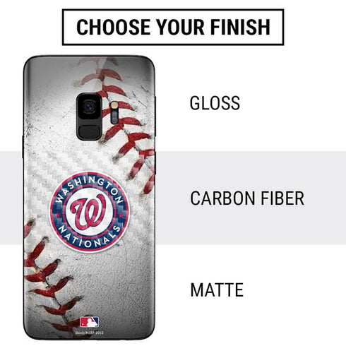 MLB Washington Nationals Game Ball Galaxy S9 Skin