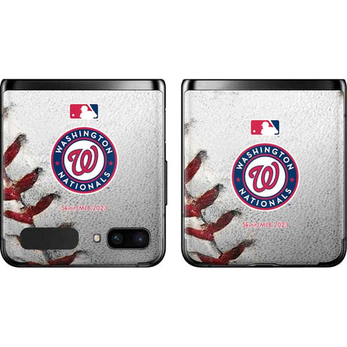 MLB Washington Nationals Game Ball Galaxy Z Flip Skin