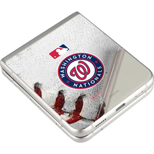 MLB Washington Nationals Game Ball Galaxy Z Flip3 5G Skin