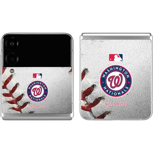 MLB Washington Nationals Game Ball Galaxy Z Flip4 5G Skin