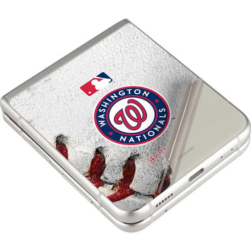 MLB Washington Nationals Game Ball Galaxy Z Flip4 5G Skin