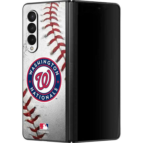 MLB Washington Nationals Game Ball Galaxy Z Fold3 5G Skin