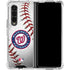 MLB Washington Nationals Game Ball Galaxy Z Fold4 5G Clear Case