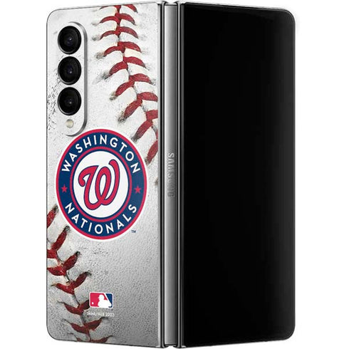 MLB Washington Nationals Game Ball Galaxy Z Fold4 5G Skin