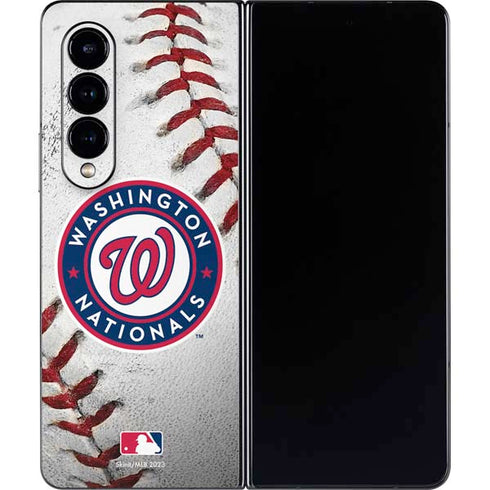 MLB Washington Nationals Game Ball Galaxy Z Fold4 5G Skin