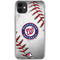 MLB Washington Nationals Game Ball iPhone 11 Clear Case