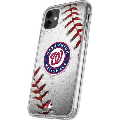 MLB Washington Nationals Game Ball iPhone 11 Clear Case
