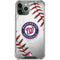 MLB Washington Nationals Game Ball iPhone 11 Pro Max Clear Case