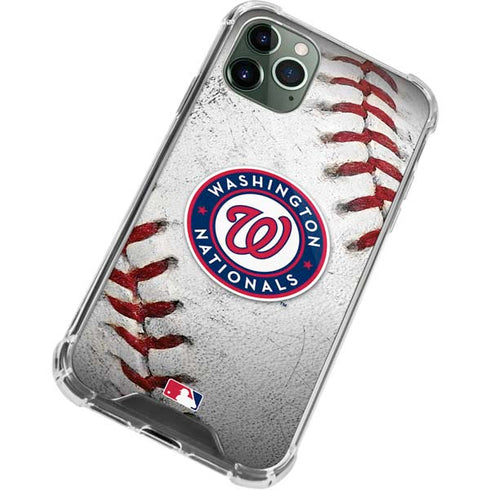 MLB Washington Nationals Game Ball iPhone 11 Pro Max Clear Case