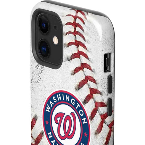 MLB Washington Nationals Game Ball iPhone 12 Impact Case